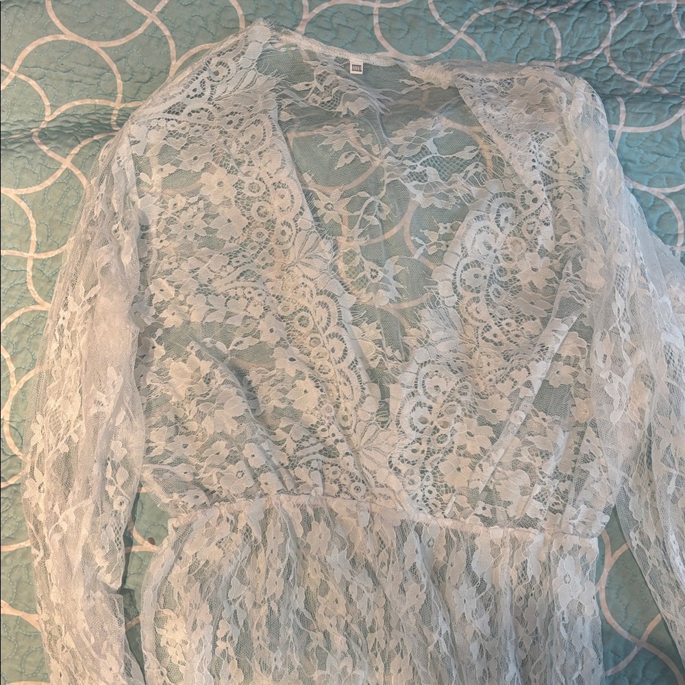 Elegant Lace Cover-Up